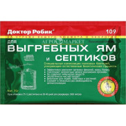 Доктор Робик 109 Средство для выгребных ям и септиков 75 г / уп 36  шт