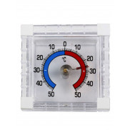 Термометр оконный биметаллический на липучке (-50/+50) п/п, арт.ТББ