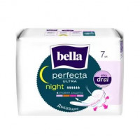 БЕЛЛА Bella Perfecta Ultra Night silky drai Прокладки ультратонкие 7 шт