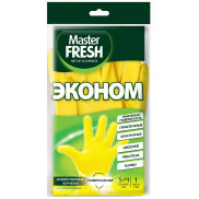 Мастер ФРЕШ ЭКО Перчатки резиновые   (L/XL)  33гр  *10*100