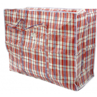 CELLTIX, Сумка хозяйственная, нетканый материал, 70x55x30см, "Клетка", E1M