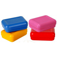 Мыльница пластмассовая цветная
