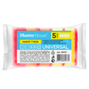 Губки для посуды поролон/абразив,93*65*27мм,МОЙ Макси,5шт,60139/Master House