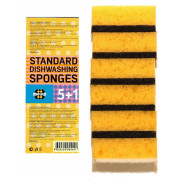 MEULE Standart Sponges Губки для мытья посуды 5+1 шт