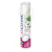 CLEANIC Pure Effect Ватные диски п/э с веревочкой 80шт КК/35