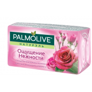 PALMOLIVE мыло "Ощущение Нежности" Лепестки розы и Молочко 90гр***72***6
