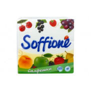 Салфетки столовые SOFIONE 100ШТ. ОДНОСЛОЙНЫЕ