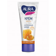 АУРА Крем для рук ПИТАТЕЛЬНЫЙ мед пантенол 75мл