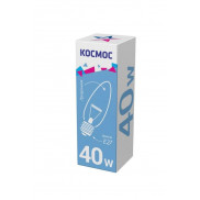 Космос B35 E27 40W свеча прозрачная