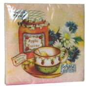 Фреско  Салфетки 33*33 (20шт)   2-х сл.  ХОХЛОМА (жел)   *20
