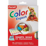 410152 PACLAN Салфетки д/стирки от окрашивания 20шт Color Expert
