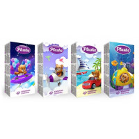 PLUSHE Бумажные платочки Classic 2-х сл.10шт /по 10шт/ цена за шт