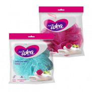 Emily Style PREMIUM by Fresh idea губка д/тела ШАР (ДВОЙНАЯ нейлоновая сетка, 40гр) *25*50