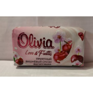 Oliviа Love Nature & Fruttis твердое крем-мыло Приятный вишнёвый смузи 140 г