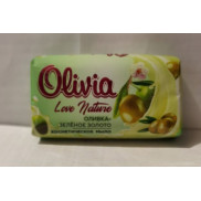 ALVIERO Мыло туалетное твердое "Olivia Love Nature & Fruttis" Оливка Зелёное золото, 140гр