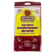 ТЕХТОР Перчатки хозяйственные с х/б напыл., размер  ХL  40гр  *12*240
