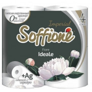 СОФИОНЕ Т/бумага Fiore IDEALE Imperial с серебром 4сл 4 рулона