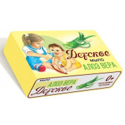 НЭФИС  мыло "ДЕТСКОЕ "  Алоэ вера  90 гр.    *12*104*