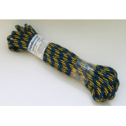 Шнур (веревка) полипропилен плетеный, d=8мм, 10м, бытовой, с сердечником, 20297 Сибшнур