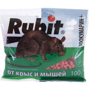 РУБИТ Гранулы от крыс и мышей вкус сыра 100г