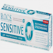 РОКС з/п SENSITIVE  Восстановление и Отбеливание 94гр.*6/18