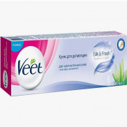VEET  Крем д/ депиляции  100 мл.  для  Чувствительной  кожи  (Синий)   * 12  *196 *****