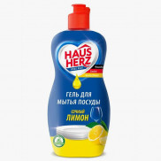 Ср-во  д/мытья  Посуды  HAUS HERZ  450 мл  Сочный Лимон  802703