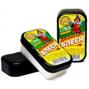 ДВОЙНОЙ БЛЕСК Губка для обуви мини бесцветная