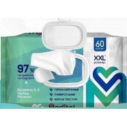 MADITOL Влажные ПОЛОТЕНЦА XXL очищающие с крышкой 60шт