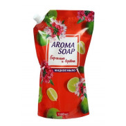 Aroma soap мыло жидкое дой-пак Бергамот и вербена 1 000МЛ/6шт/уп