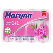 МАРИНА Крем мыло Экопак Розовый пион 4*90г