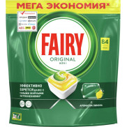 FAIRY All in 1 Средство для мытья посуды в капсулах д/автоматических посудомоечных машин Лимон 84шт