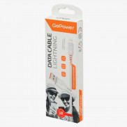 Кабель GoPower GP01T USB (m)-Type-C (m) 1.0м 2.4A ПВХ белый (1/200/800)