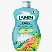 LAMM Средство для мытья посуды лайм и листья мяты 450мл