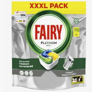 FAIRY Platinum All in 1 Ср-во д/мытья посуды в капсулах д/автоматич посудомоечных машин Лимон 12шт