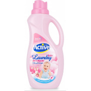 Актив средство для стирки  1,5л. Детский Розовая Пудра *3/9