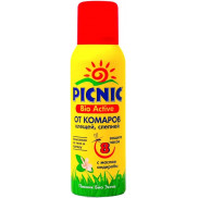 ПИКНИК BIO ACTIVE Аэрозоль от комаров и клещей 125СМ3