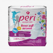 ПЕРИ Teens  Прокладки  Soft  Aroma  Normal 8 шт (хлопок)  д/девочек   1293