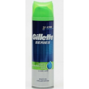 Gillette  Гель  для бритья  200 мл.  Series  Sensitive  АЛОЕ (без перевода)
