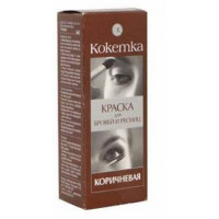 2654 Кокетка краска д/бровей и ресниц Коричневый