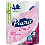 Полотенца "Папия"  DELUXE 4-х сл. 1рул