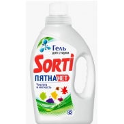 СОРТИ Гель д/стирки 1,2 мл. Пятна Нет