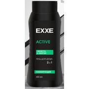 EXXE MEN гель д/душа 2в1 Актив Спорт "Охлаждающий" (ACTIVE) 400 мл  *6*12