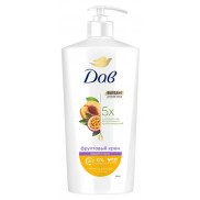 DOVE  250 мл.  Гель д / душа   ДЛЯ ВСЕЙ СЕМЬИ МАРАКУЙЯ И ПЕРСИК  * 12