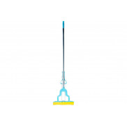 Швабра отжимная,насадка ПВА губчатая 27см,ручка 120см,Бабочка,MopP-07S,3548 Рыжий Кот