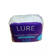 LURE Ватные палочки п/э 500шт КК/42  86198