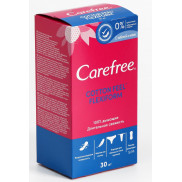 Carefree   Прокл.  30 шт.   Ежедневные   COTTON FLEXI FORM   * 10 *