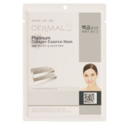 Dermal Тканевая маска с платиной и коллагеном 23г  *5*