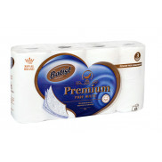 Бумага туалетная  BATIST 3-сл. 8шт. Белая*6