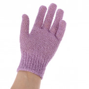 Мочалка перчатка тм ЮL с отшелушивающим эффектом, полиэстер, 18см, 5 цветов, МС24-06
